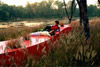 Красная лента - скамья протяженностью 500м в Китае