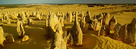 Известняковые башенки, пустыня Пинакли в Австралии