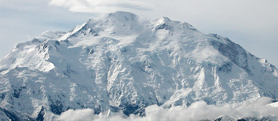Гора Мак-Кинли или Денали, высочайшая вершина в северной америке