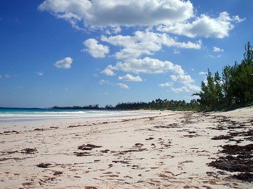 Розовый пляж, Багамы